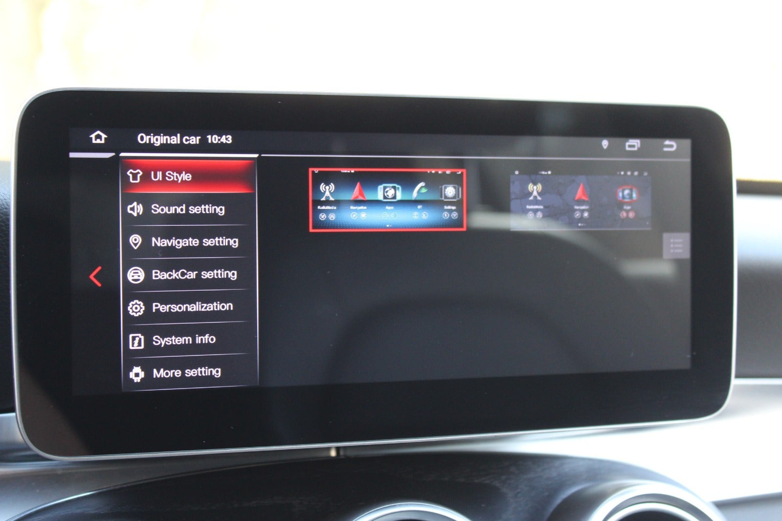 Hvid Mercedes C200 fra 2016