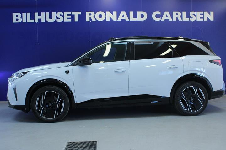Hvid Peugeot e-5008 fra 2024