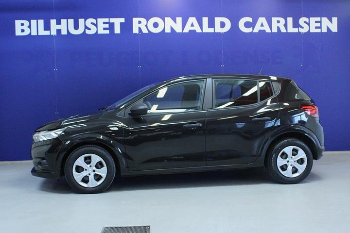 Sort Dacia Sandero fra 2021
