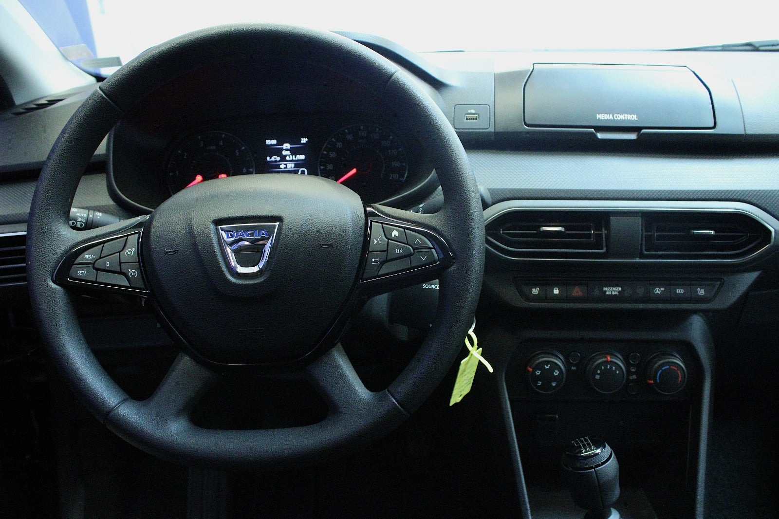 Sort Dacia Sandero fra 2021
