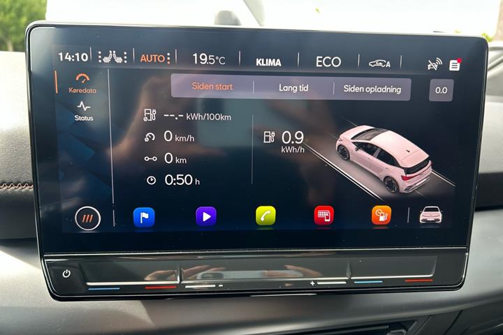 Blå Cupra Born fra 2023