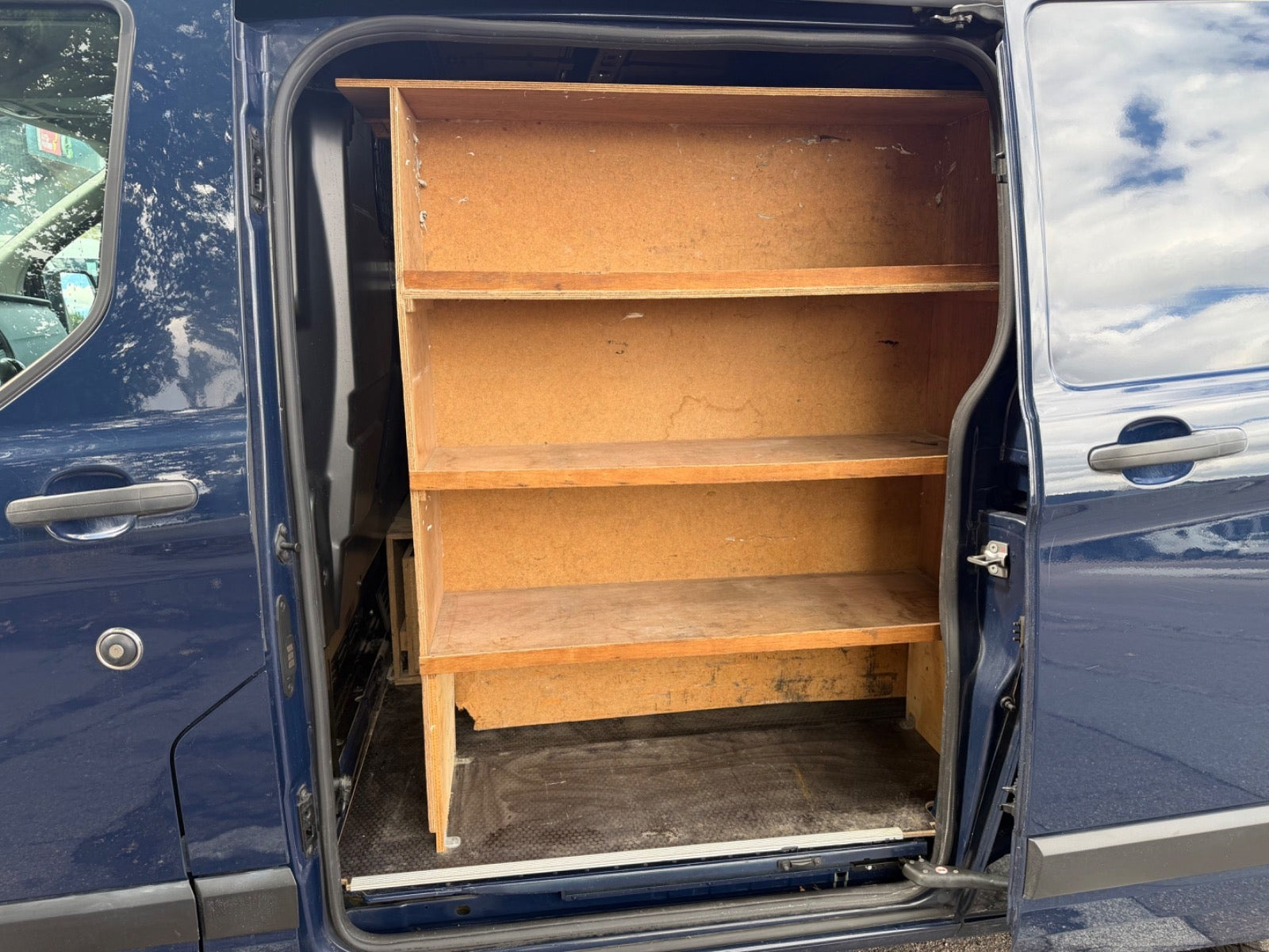 Blå Ford Transit Custom 300 L2 fra 2019