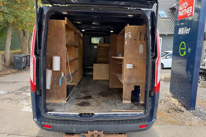Blå Ford Transit Custom 300 L2 fra 2019