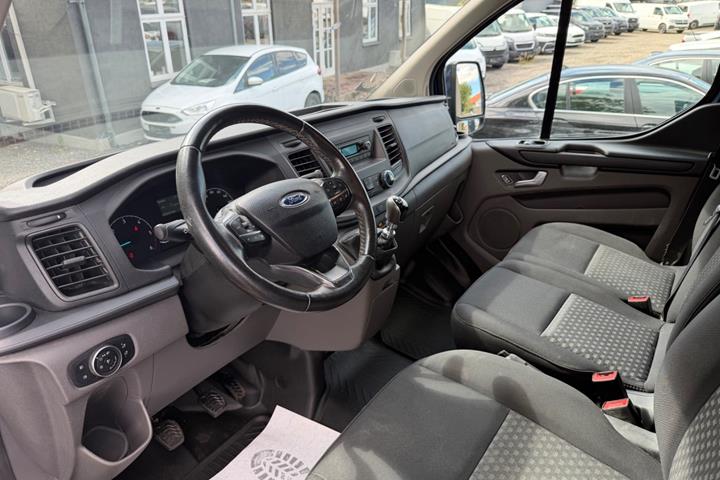 Blå Ford Transit Custom 300 L2 fra 2019