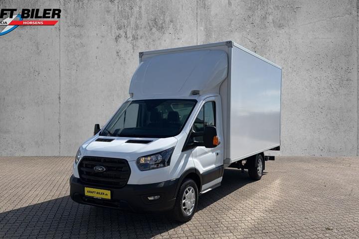 Hvid Ford Transit 350 L3 Chassis fra 2023
