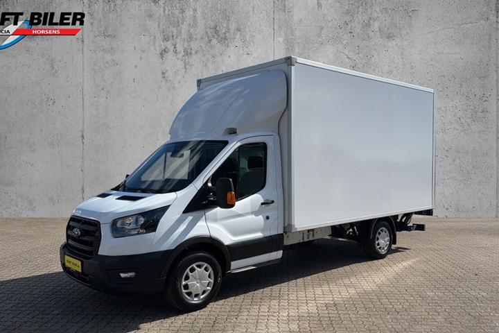 Hvid Ford Transit 350 L3 Chassis fra 2023