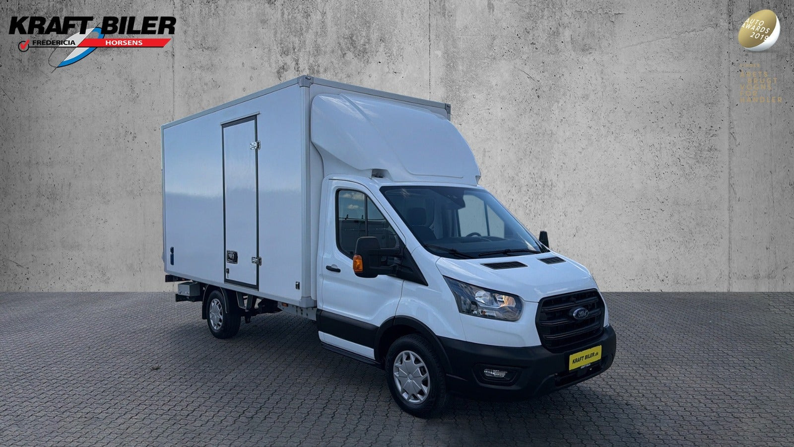 Hvid Ford Transit 350 L3 Chassis fra 2023
