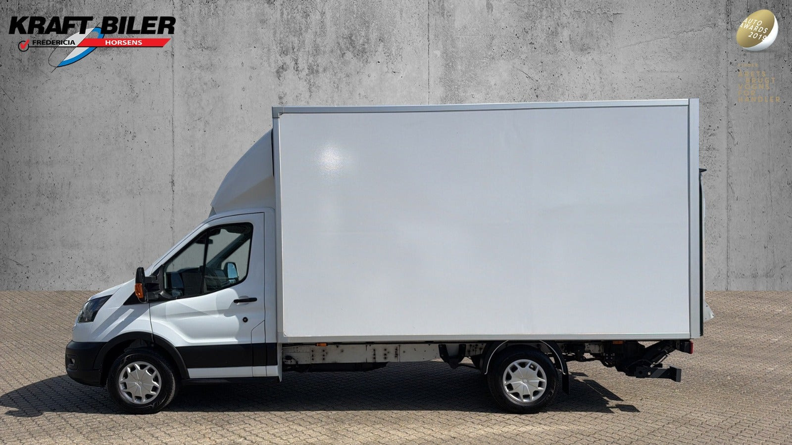 Hvid Ford Transit 350 L3 Chassis fra 2023