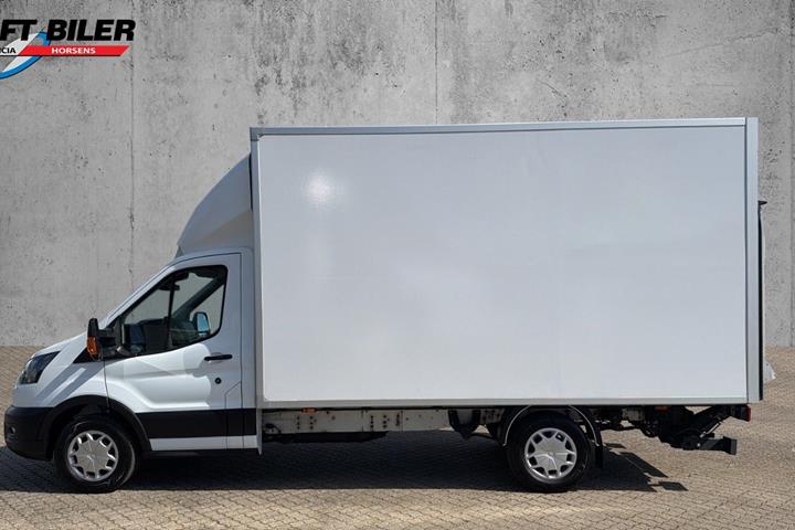 Hvid Ford Transit 350 L3 Chassis fra 2023