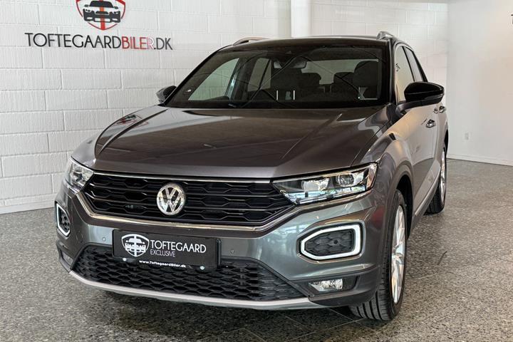 Grå VW T-Roc fra 2018