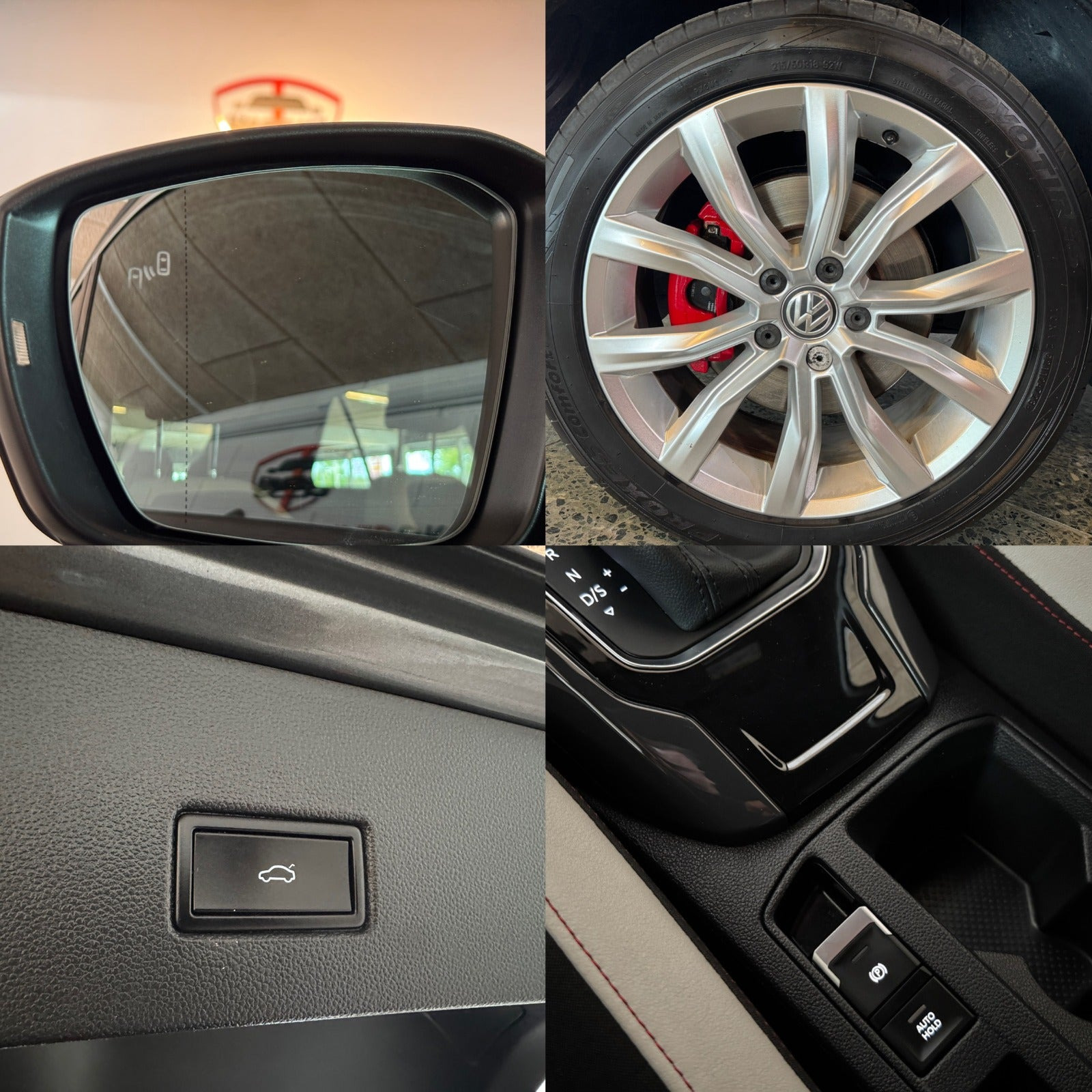 Grå VW T-Roc fra 2018