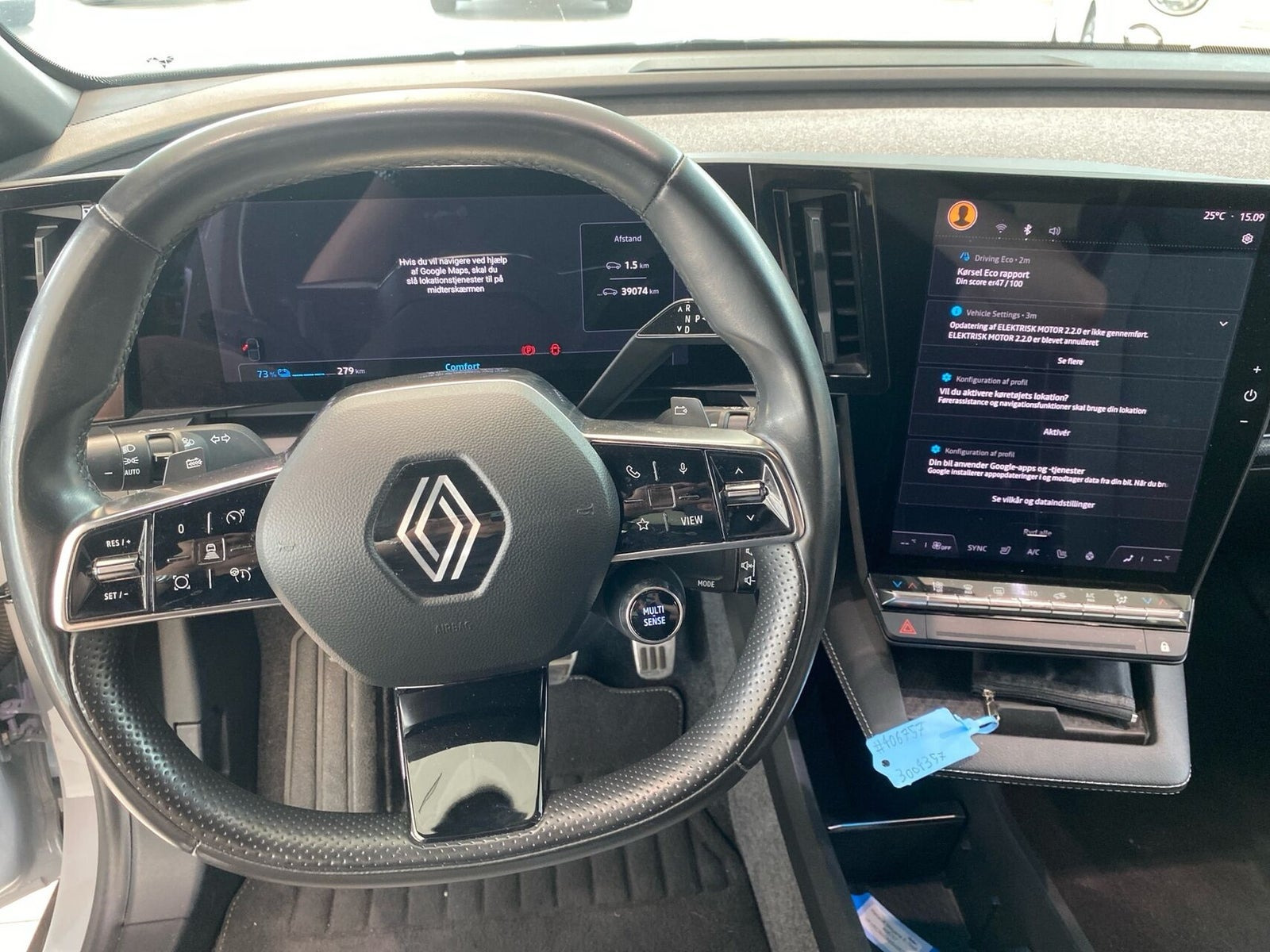 Grå Renault Megane E-Tech fra 2022