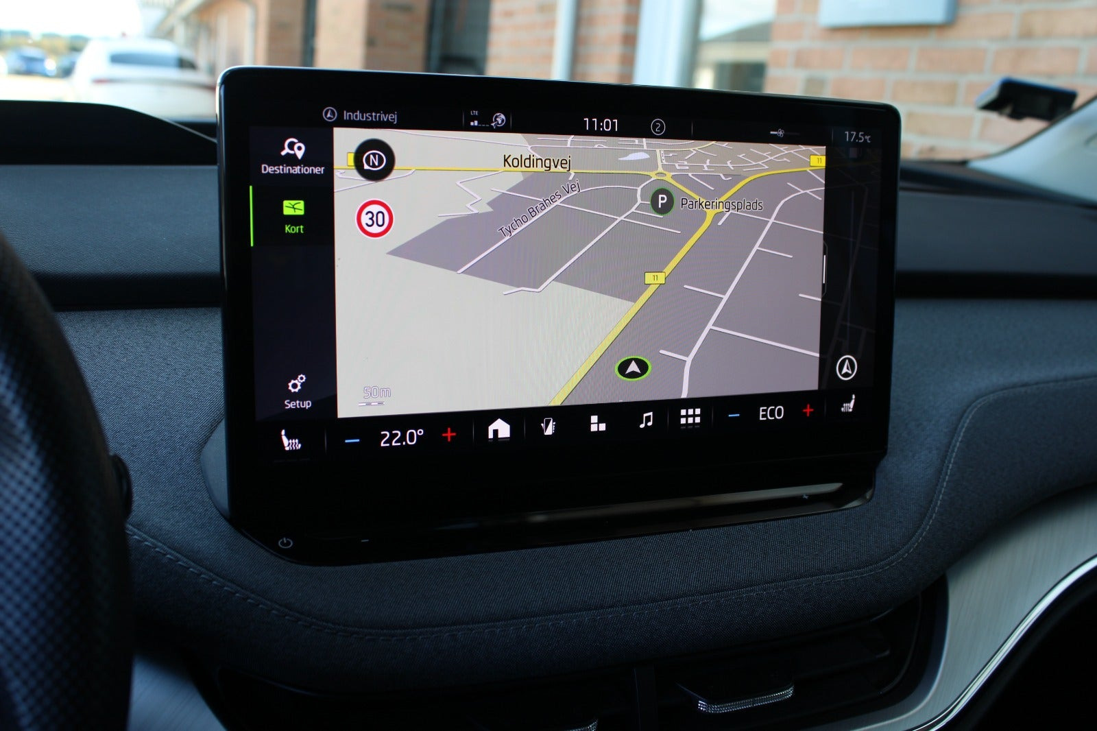 Sort Skoda Enyaq fra 2022