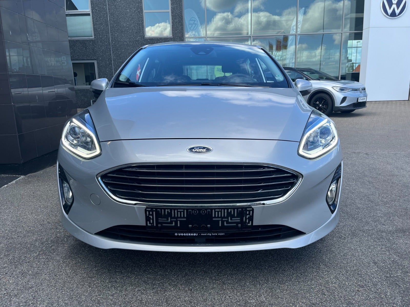 Sølv Ford Fiesta fra 2020