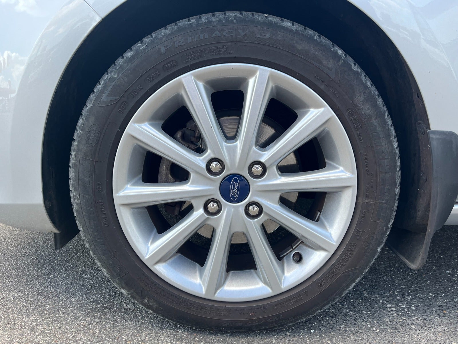 Sølv Ford Fiesta fra 2020