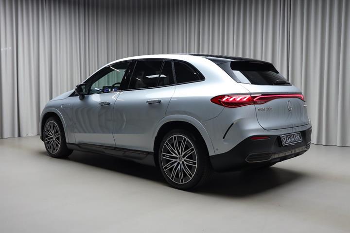 Sølv Mercedes EQE350 SUV fra 2025