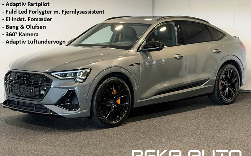 Audi e-tron 55 Black Edition S-line Sportback quattro