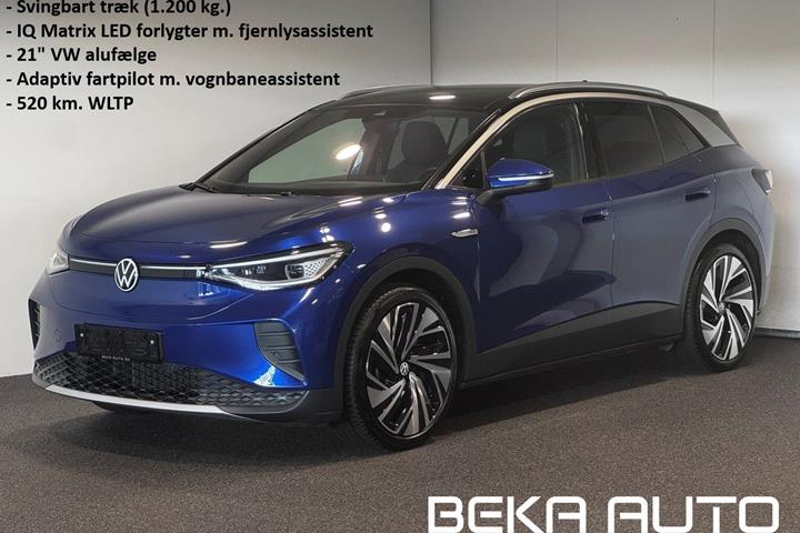 Blå VW ID.4 fra 2023