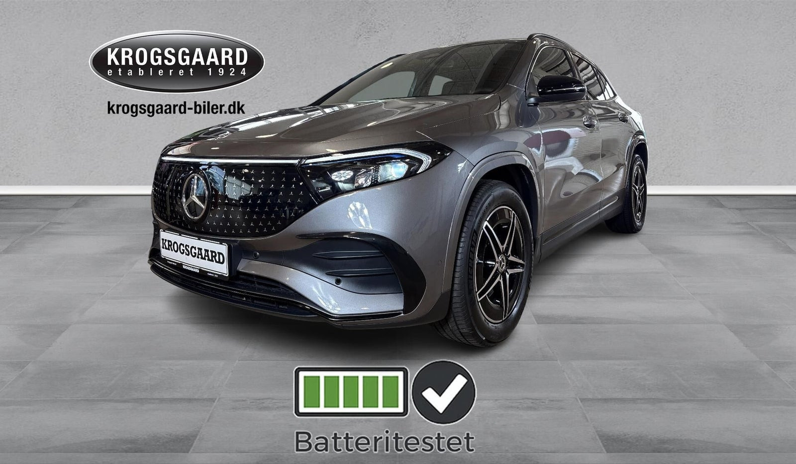 Grå Mercedes EQA250+ fra 2025