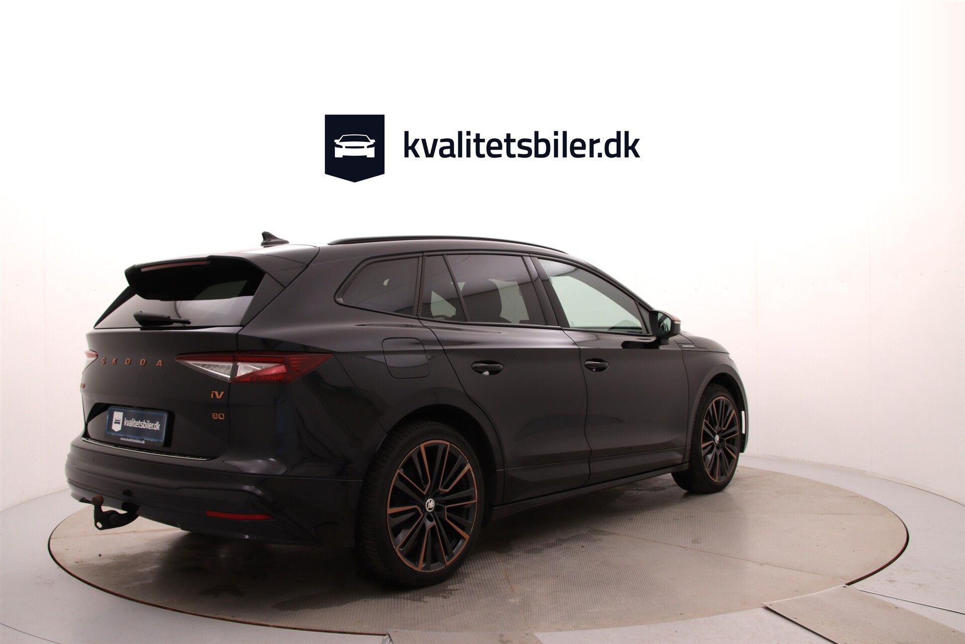 Sort Skoda Enyaq iV fra 2022
