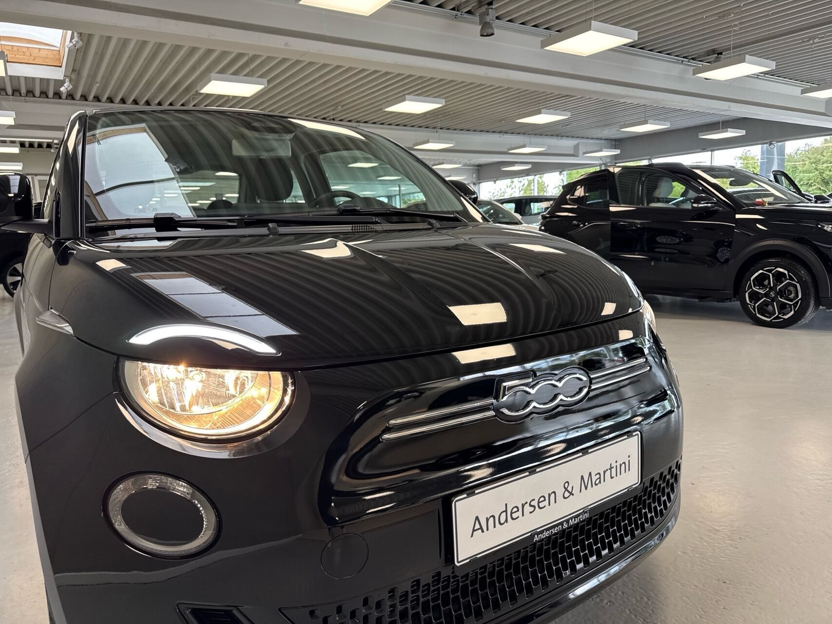 Sort Fiat 500e fra 2023