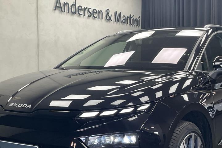 Sort Skoda Enyaq fra 2026