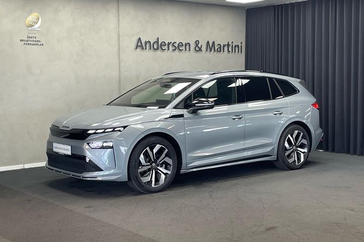 Grå Skoda Enyaq fra 2026