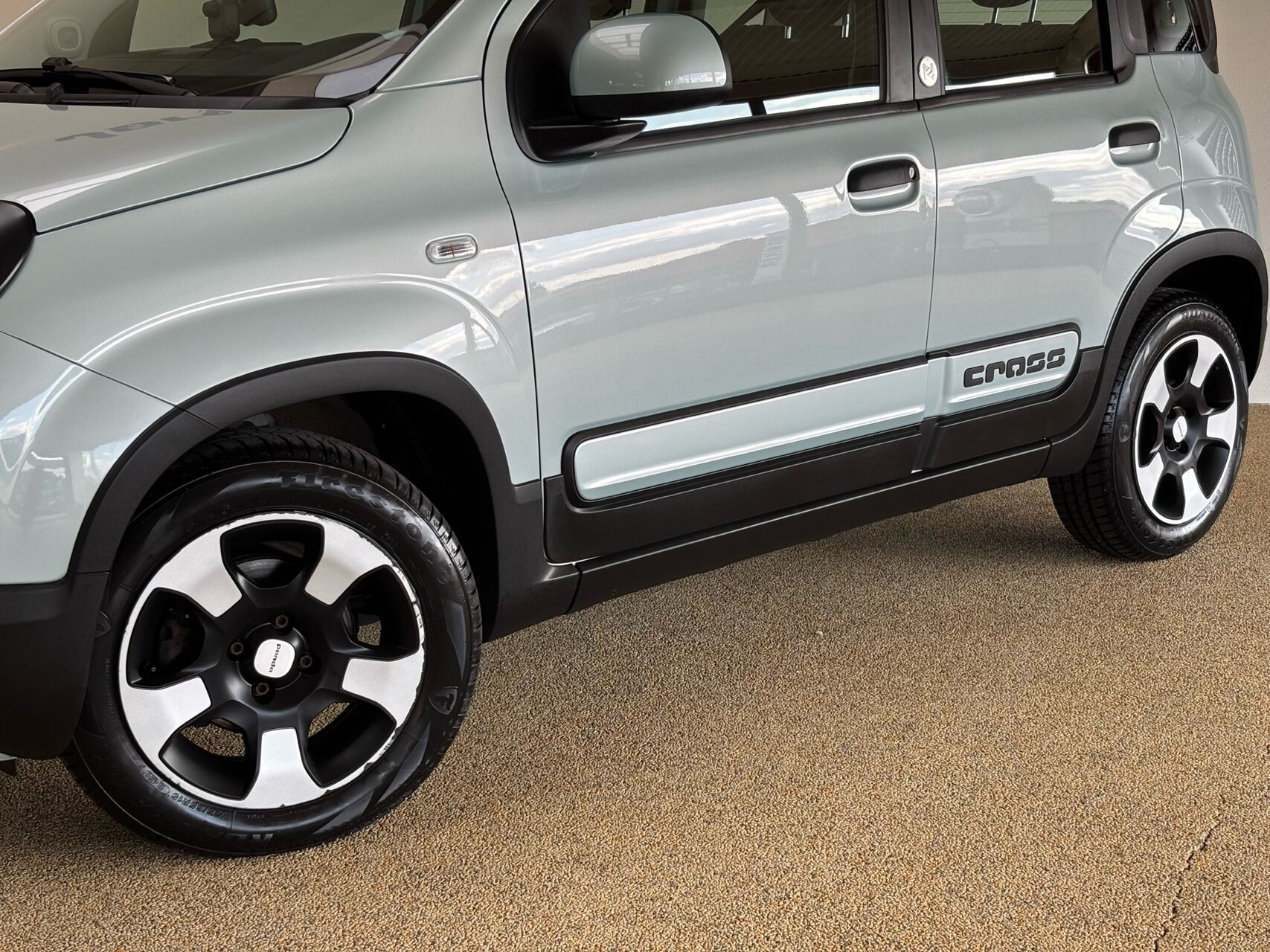 Blå Fiat Panda fra 2020