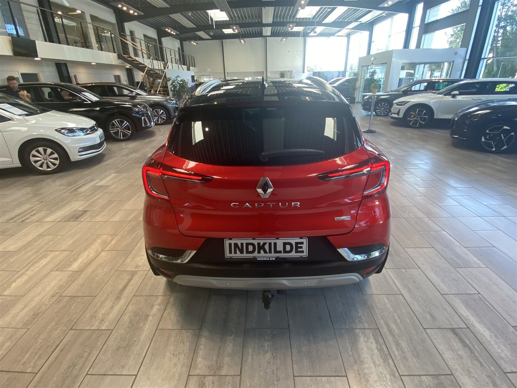 Rød Renault Captur fra 2020