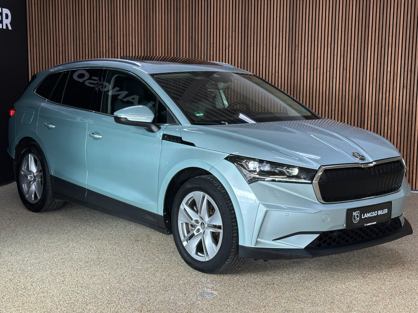 Sølv Skoda Enyaq fra 2021