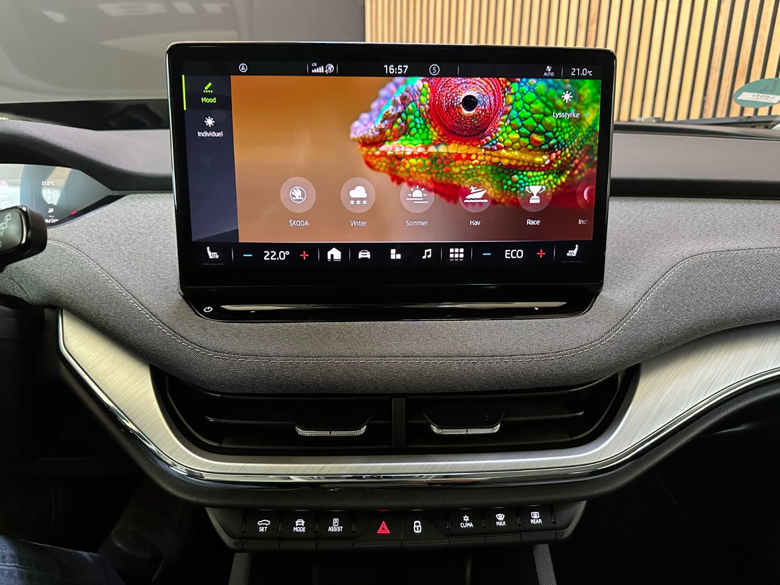 Sølv Skoda Enyaq fra 2021