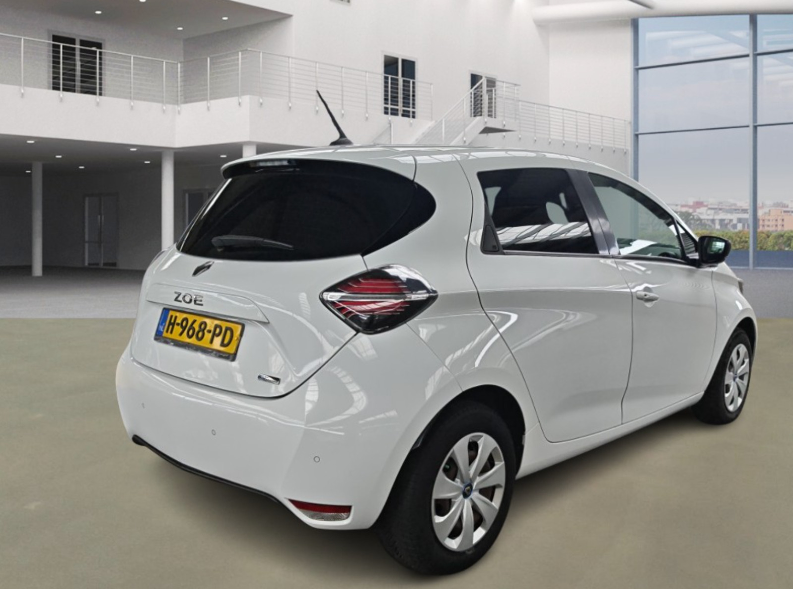 Hvid Renault Zoe fra 2020