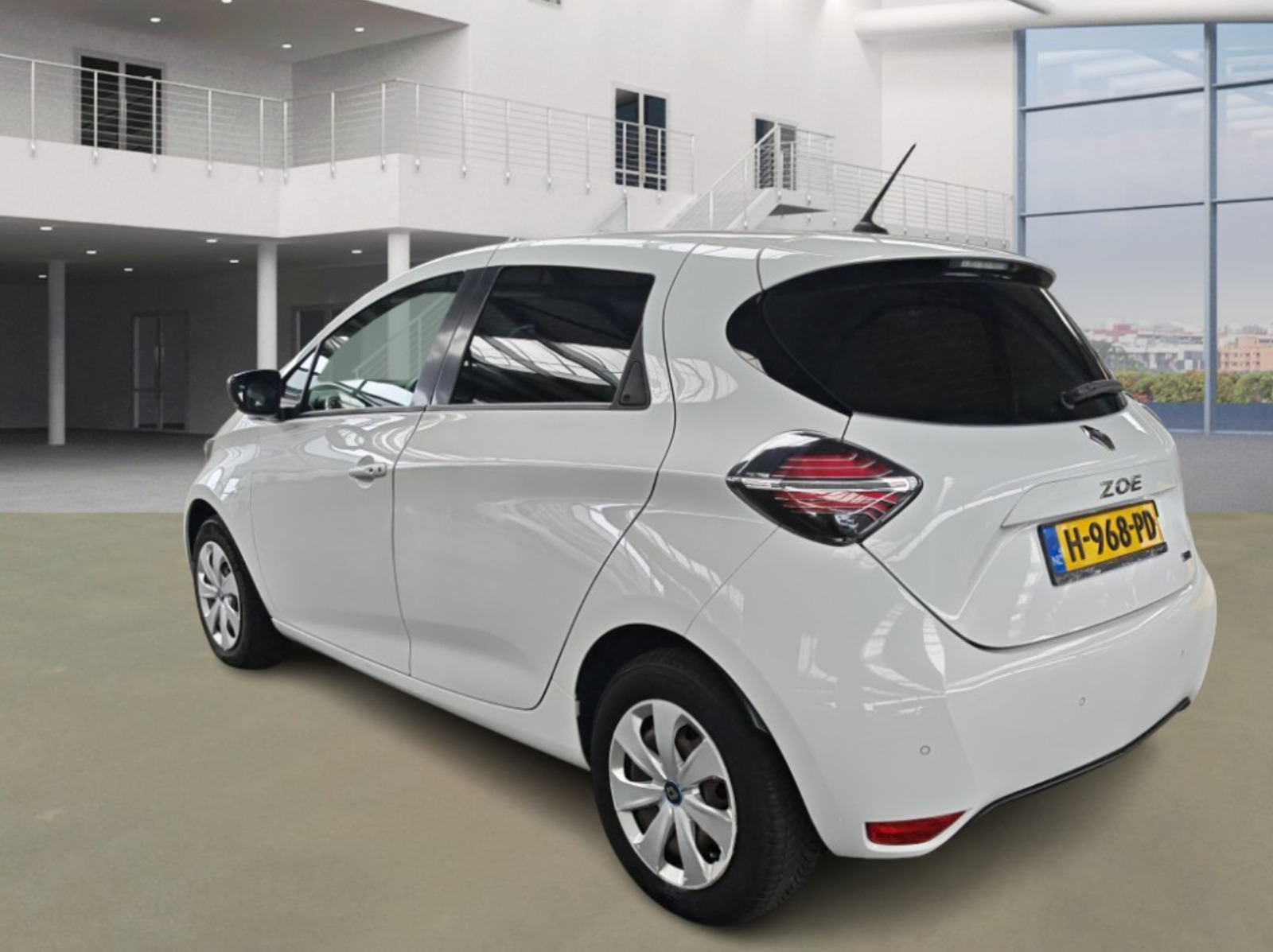 Hvid Renault Zoe fra 2020