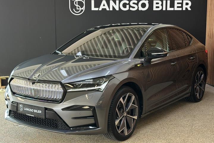 Grå Skoda Enyaq fra 2022
