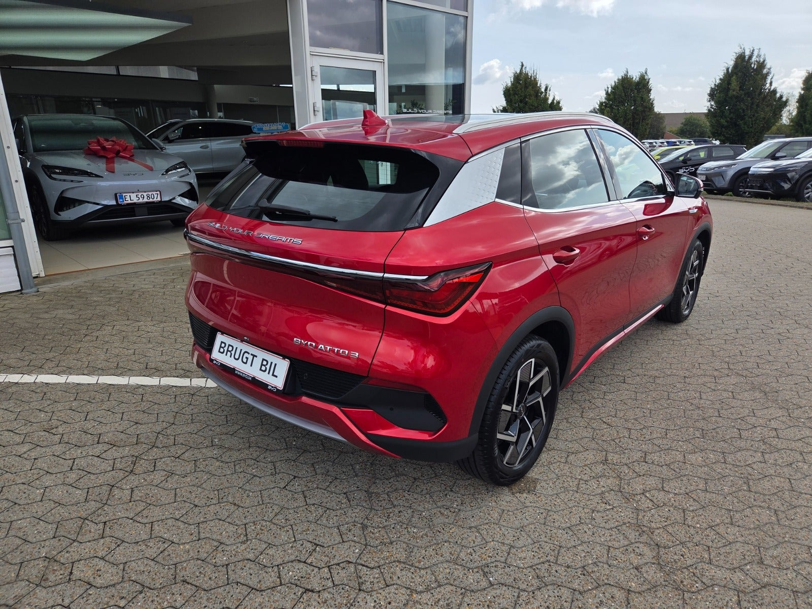Rød BYD Atto 3 fra 2022