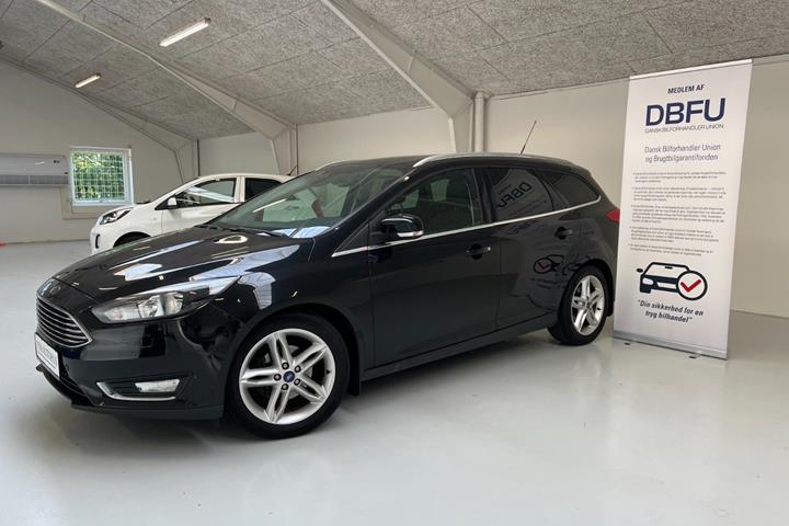Sort Ford Focus fra 2015