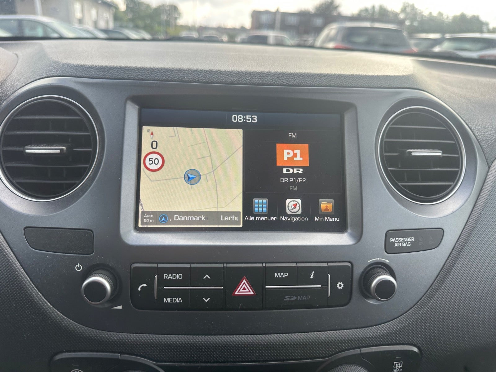 Hvid Hyundai i10 fra 2017