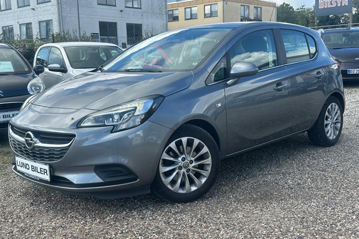 Grå Opel Corsa fra 2017
