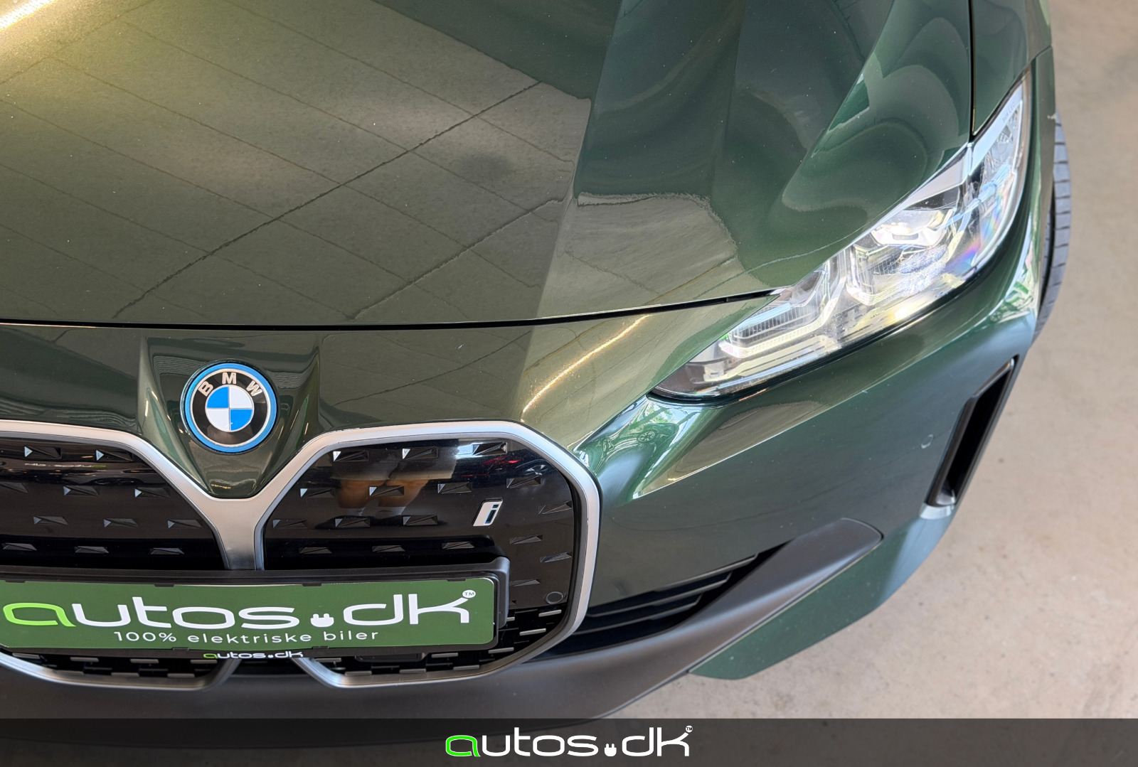 Grøn BMW i4 fra 2022