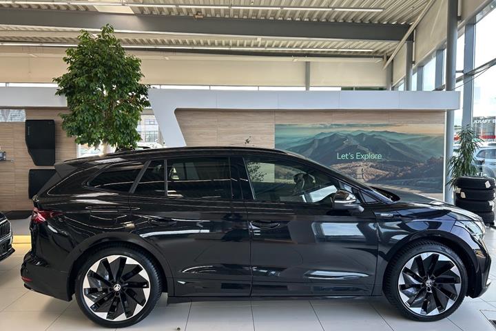 Sort Skoda Enyaq fra 2021