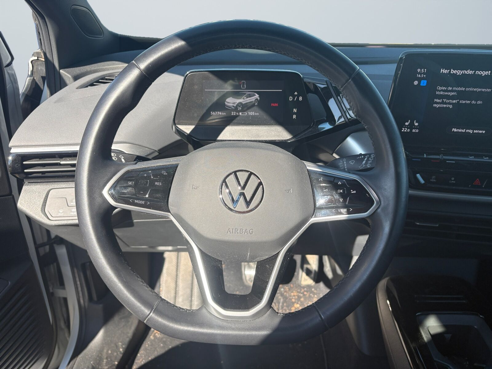 Hvid VW ID.4 fra 2023