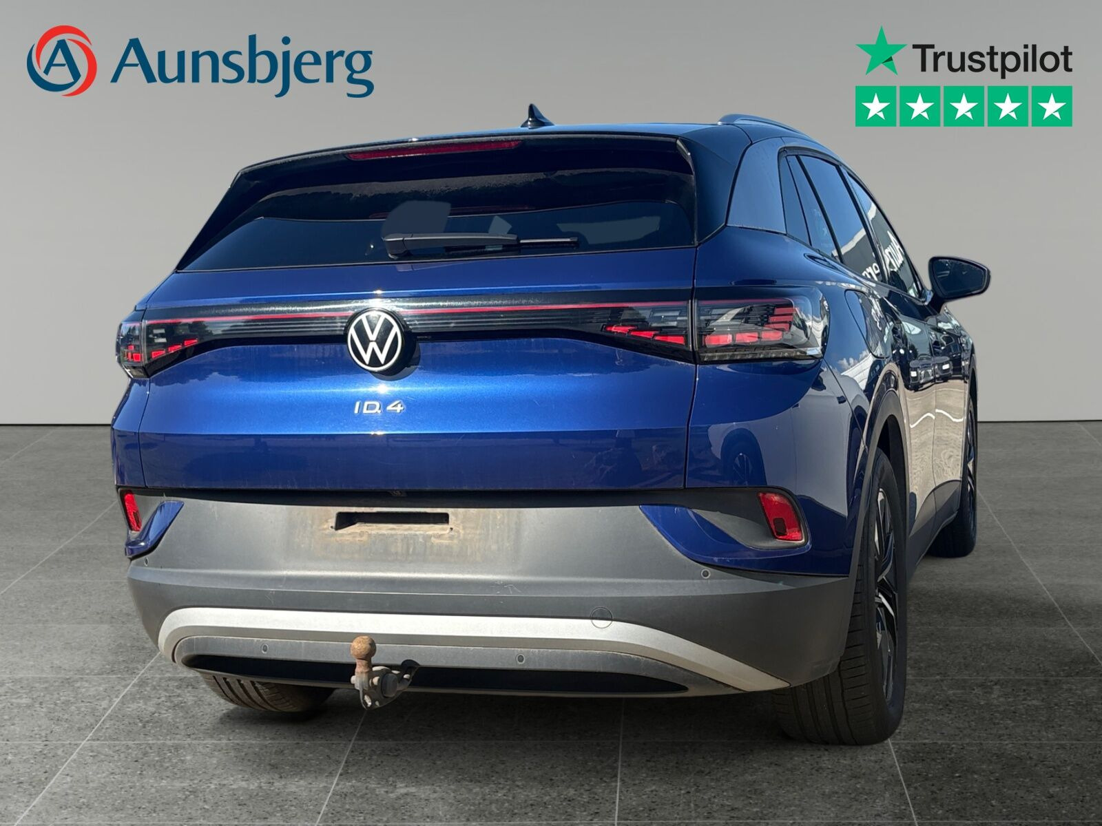 Blå VW ID.4 fra 2021