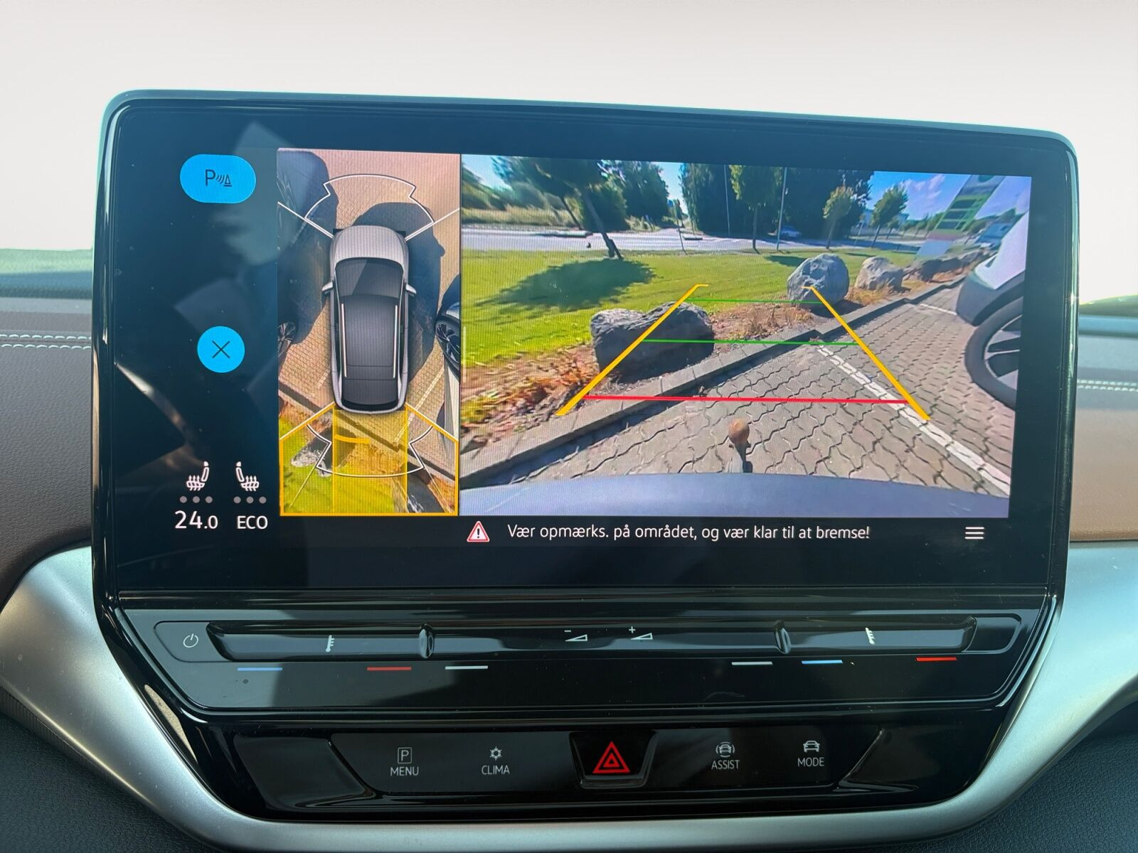 Blå VW ID.4 fra 2021