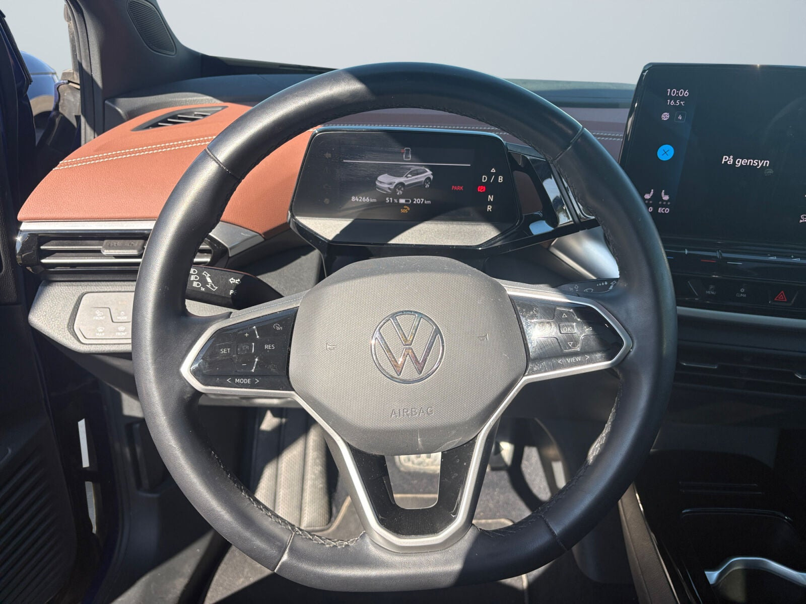 Blå VW ID.4 fra 2021