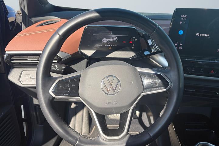 Blå VW ID.4 fra 2021