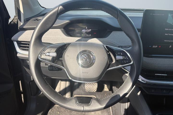 Sort Skoda Enyaq fra 2024