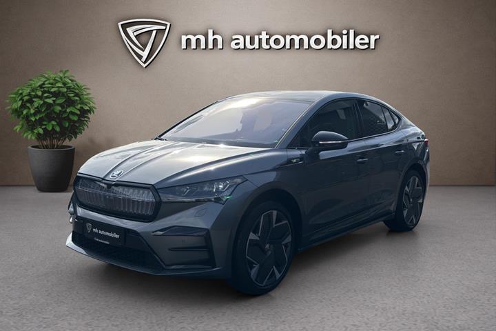 Grå Skoda Enyaq fra 2023