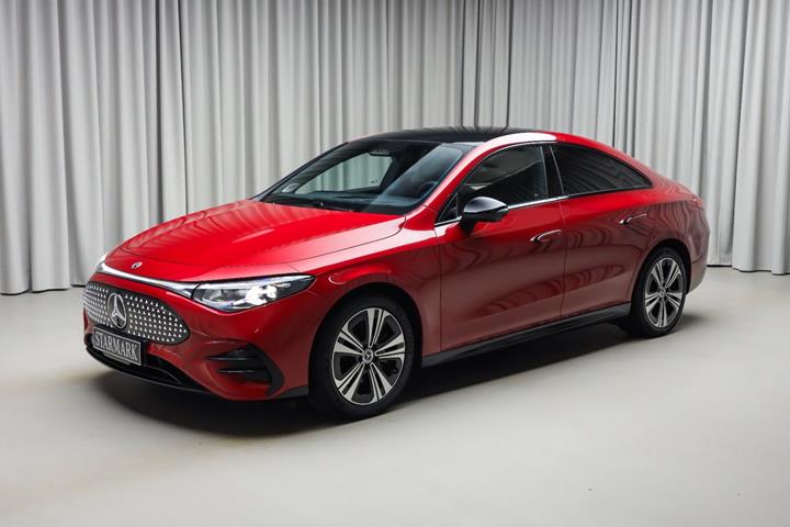 Rød Mercedes CLA250+ fra 2026