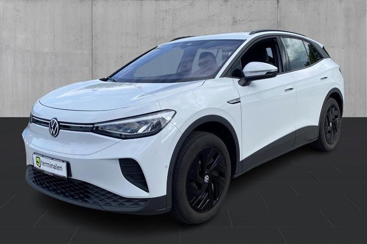 Hvid VW ID.4 fra 2023 set udefra