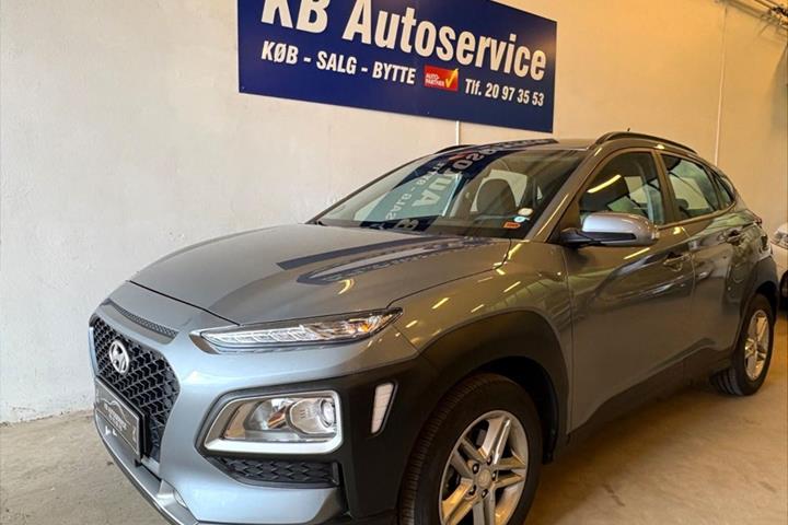 Grå Hyundai Kona fra 2020